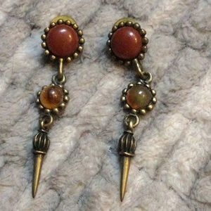 Vintage 80s dangle earrings
